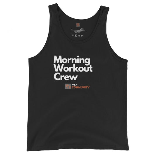 Morning Workout Crew Unisex Tank