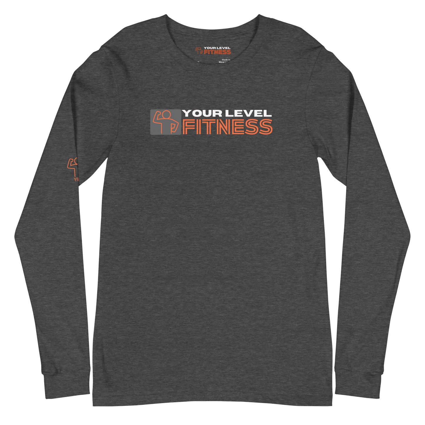 Your Level Fitness Logo Unisex Long Sleeve Tee