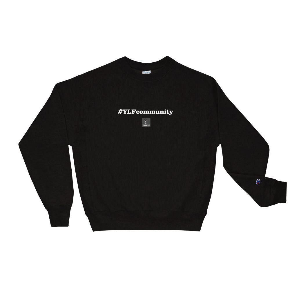 Celebrate 10 years of Your Level Fitness with this retro #YLFcommunity Unisex Champion Sweatshirt