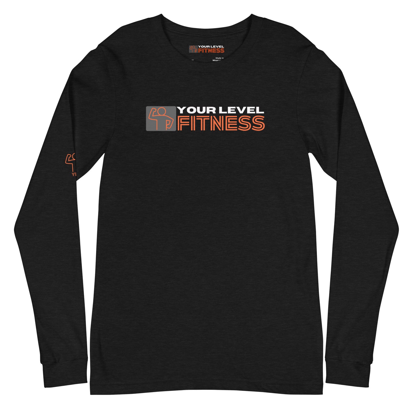 Your Level Fitness Logo Unisex Long Sleeve Tee