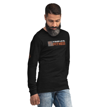 Your Level Fitness Logo Unisex Long Sleeve Tee