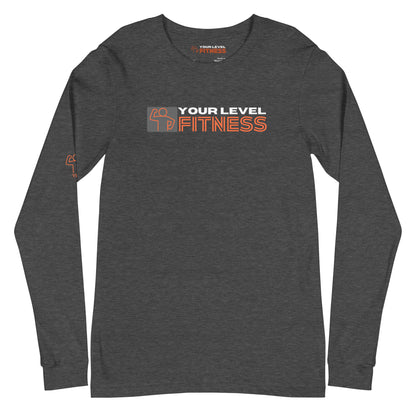 Your Level Fitness Logo Unisex Long Sleeve Tee