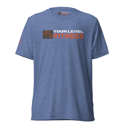 Tri-Blend Your Level Fitness Logo Unisex Tee