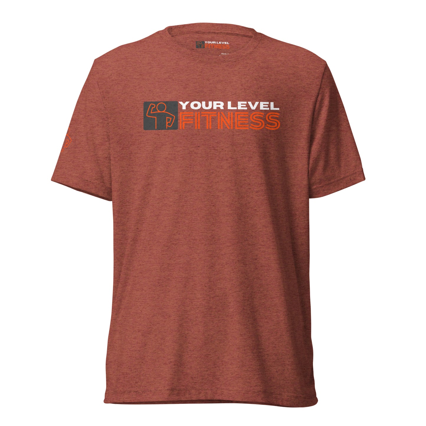 Tri-Blend Your Level Fitness Logo Unisex Tee