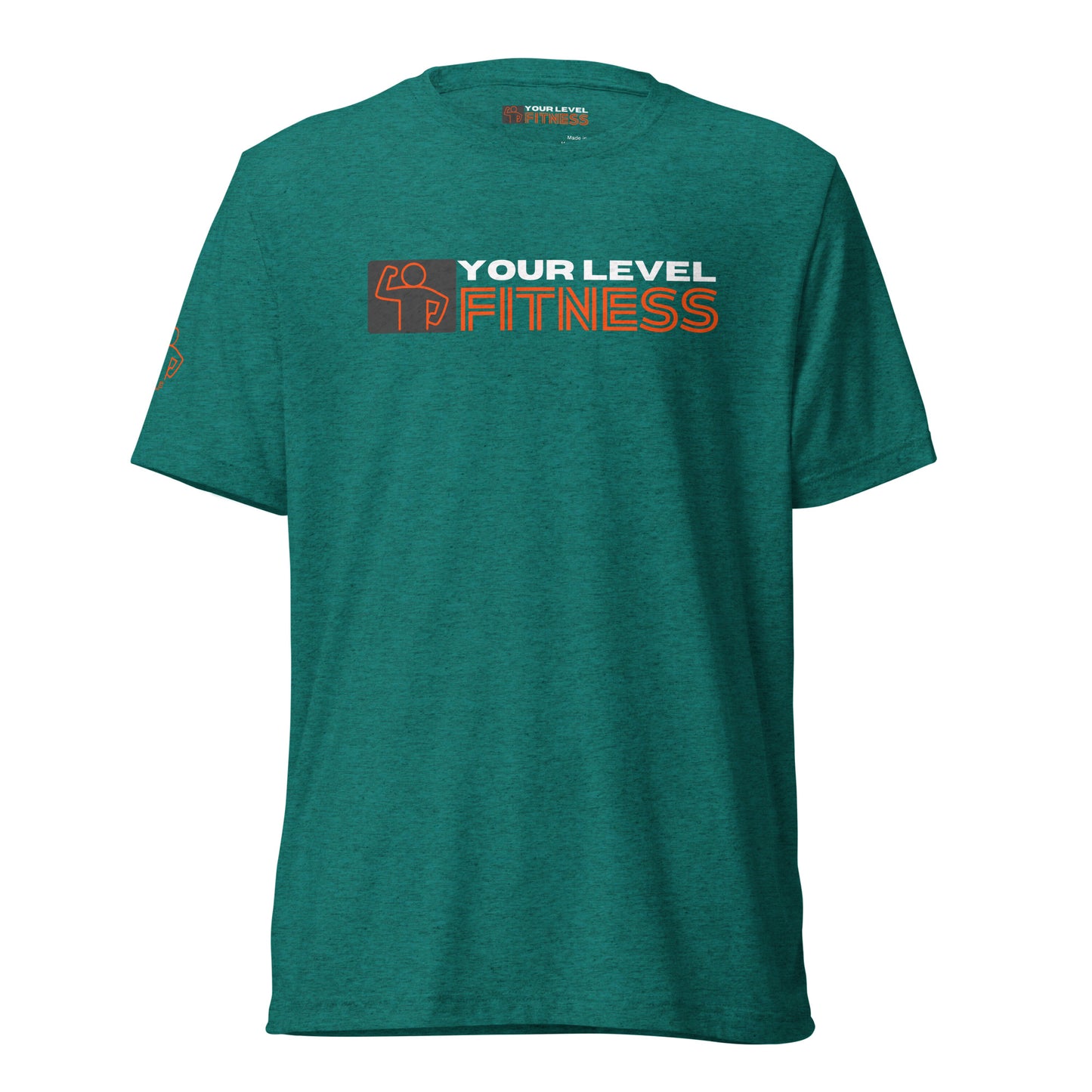 Tri-Blend Your Level Fitness Logo Unisex Tee