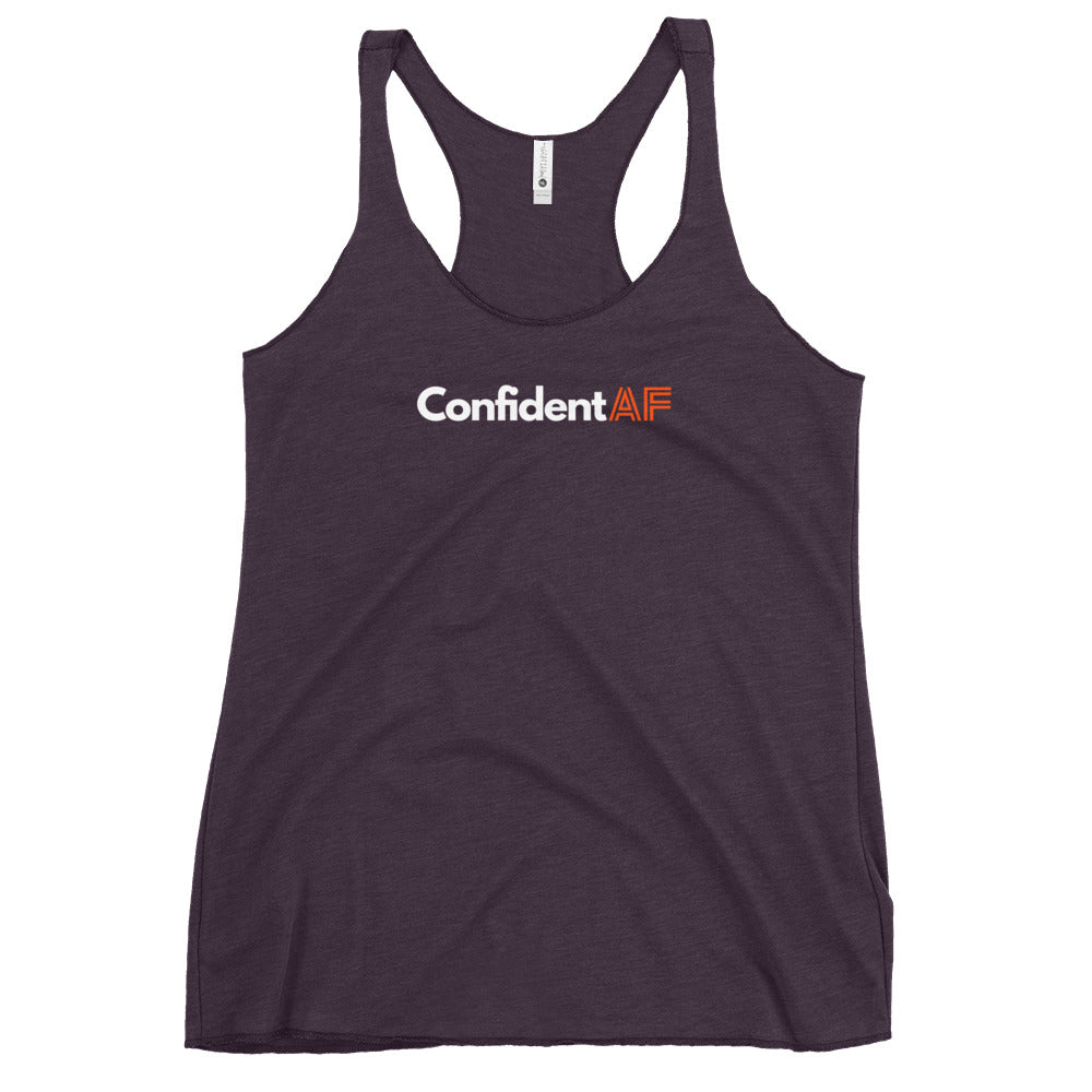 Confident AF Racerback Tank