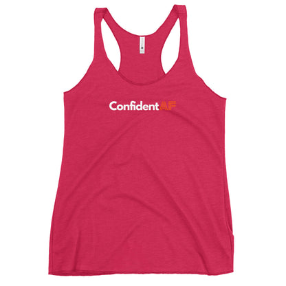 Confident AF Racerback Tank